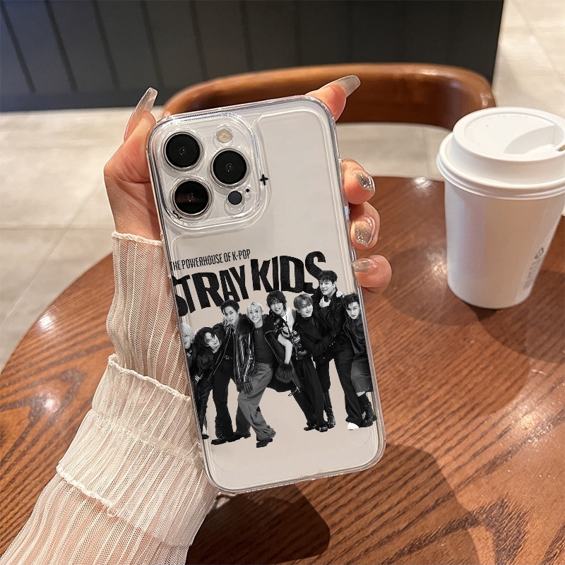 Phone Cases Xr Iphone - Прозрачный противоударный чехол StrayKids из ТПУ