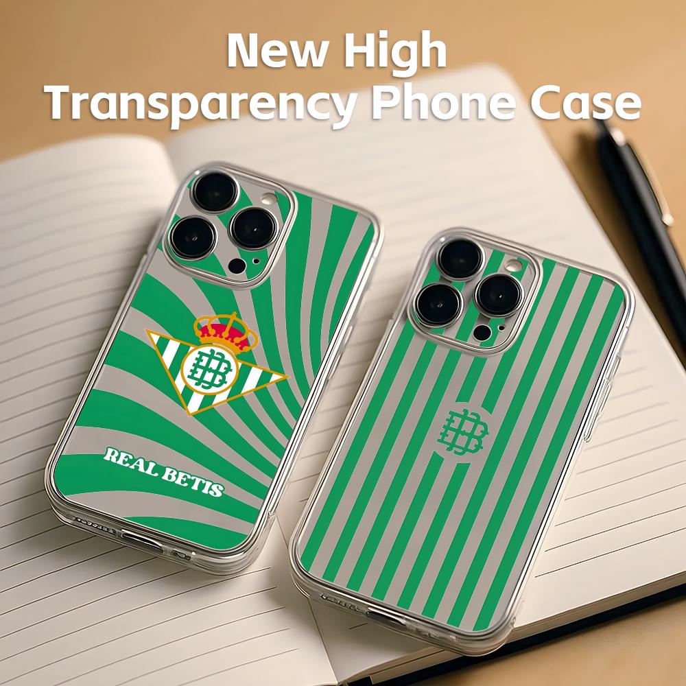 Phone Cases Iphone 15 Pro Max - Роскошный прозрачный чехол R-Real Luxury B-Betis-s