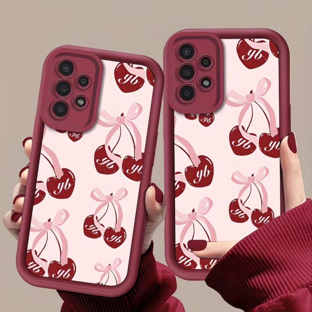 Phone Cases Cherry - Горячая распродажа: Мягкий противоударный чехол с