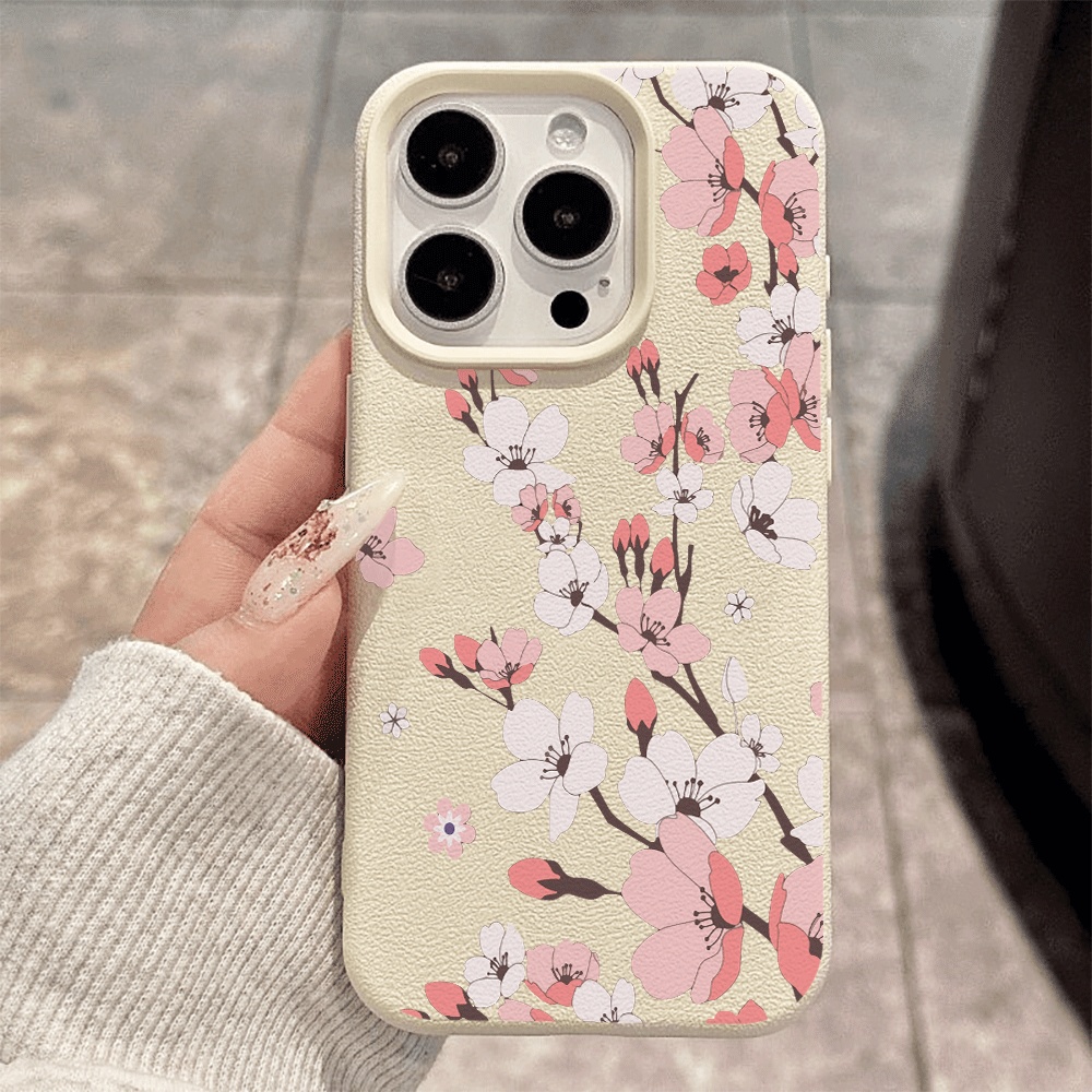 Phone Cases Cherry - Корейский силиконовый матовый чехол с рисунком