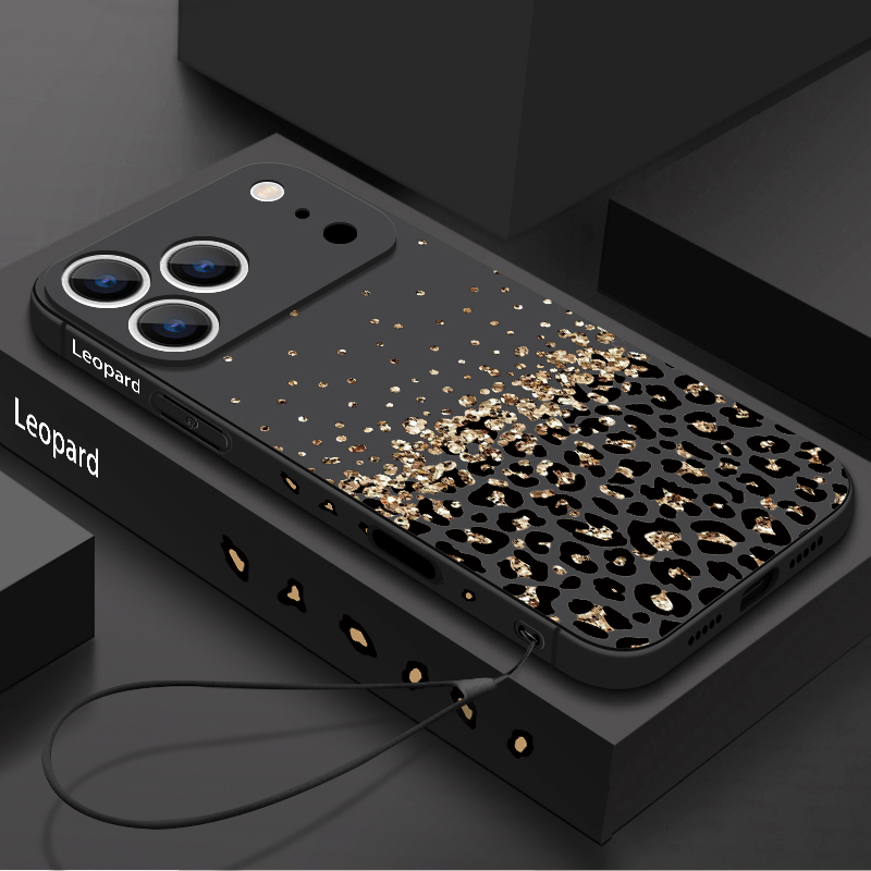 Phone Cases Iphone 15 Pro Max - Чехол для телефона с леопардовым принтом