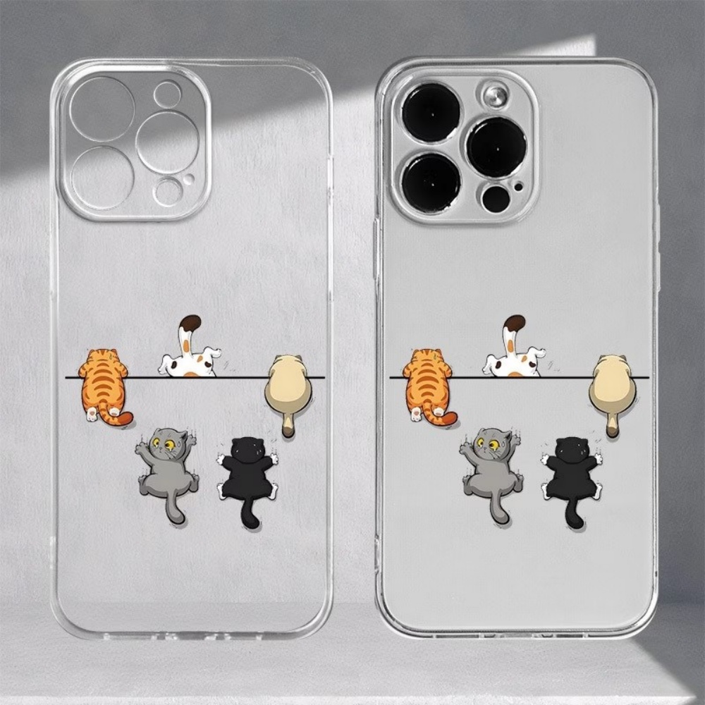 Phone Cases Transparent - Чехол для телефона с пятью милыми