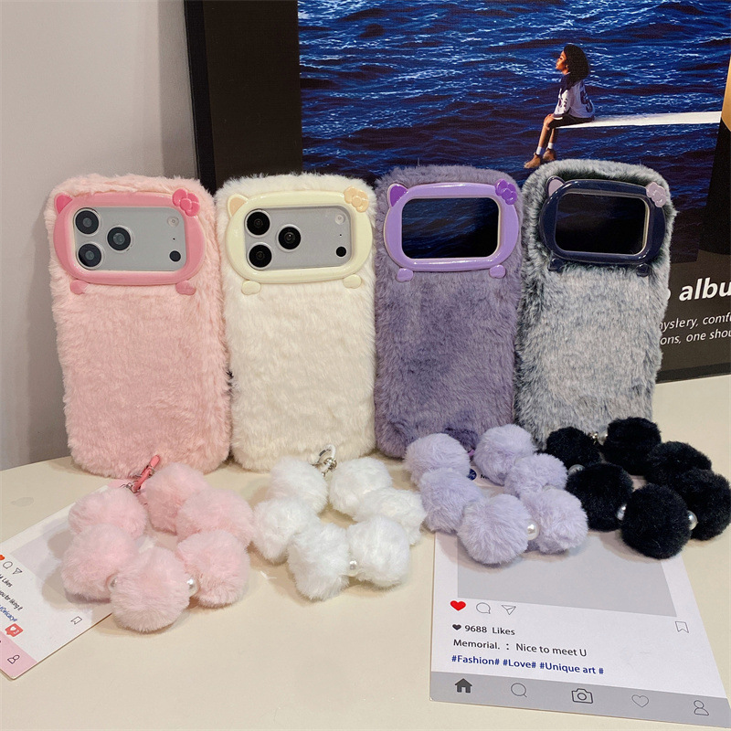 Роскошный однотонный плюшевый  – обзор и цена Phone Cases Iphone 15 Pro Max