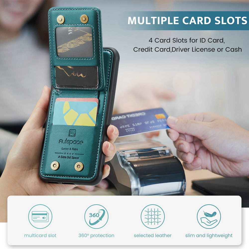 Роскошный кожаный чехол с RFID – обзор и цена Phone Cases With Wallet On Back